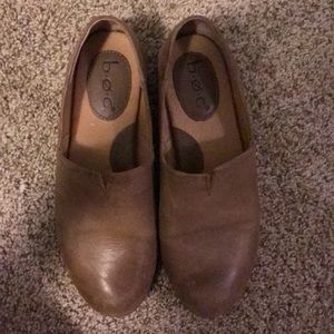 Vintage leather boc slip ons
